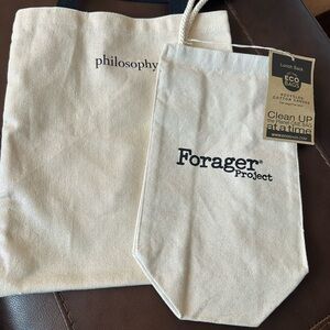 Philosophy & Forager Project Natural Canvas Tote Duo
